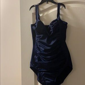 Navy swimsuit, NWT.